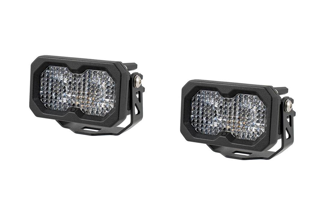 C2 2.0 SAE/DOT White Pro LED Pods