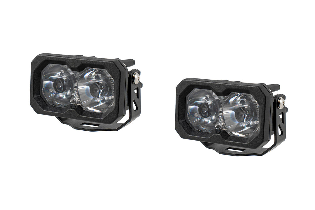 C2 2.0 SAE/DOT White Pro LED Pods