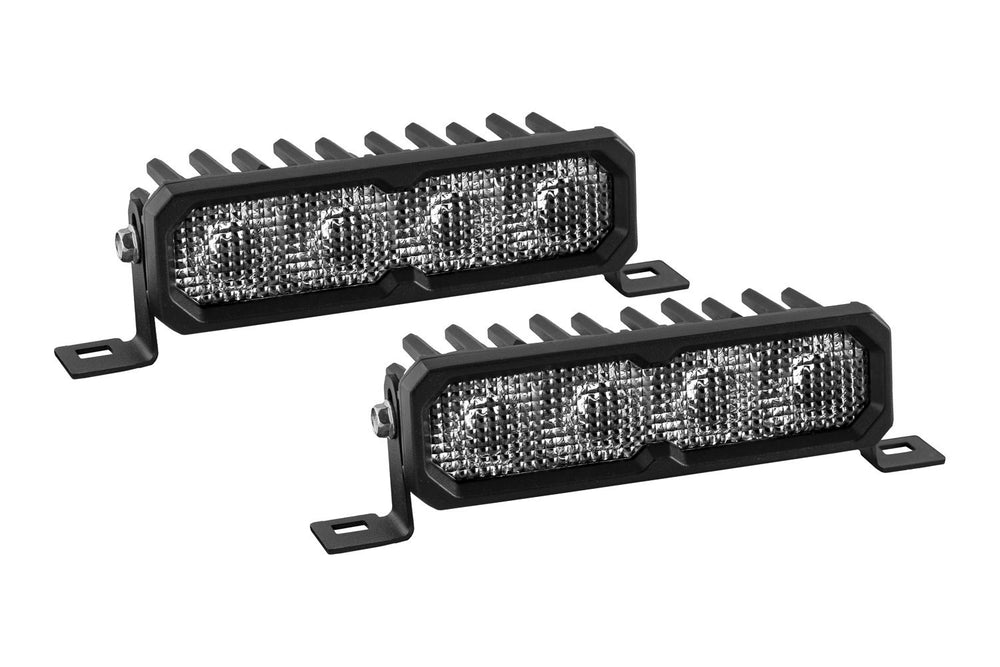 SS6 White LED Light Bar (pair)