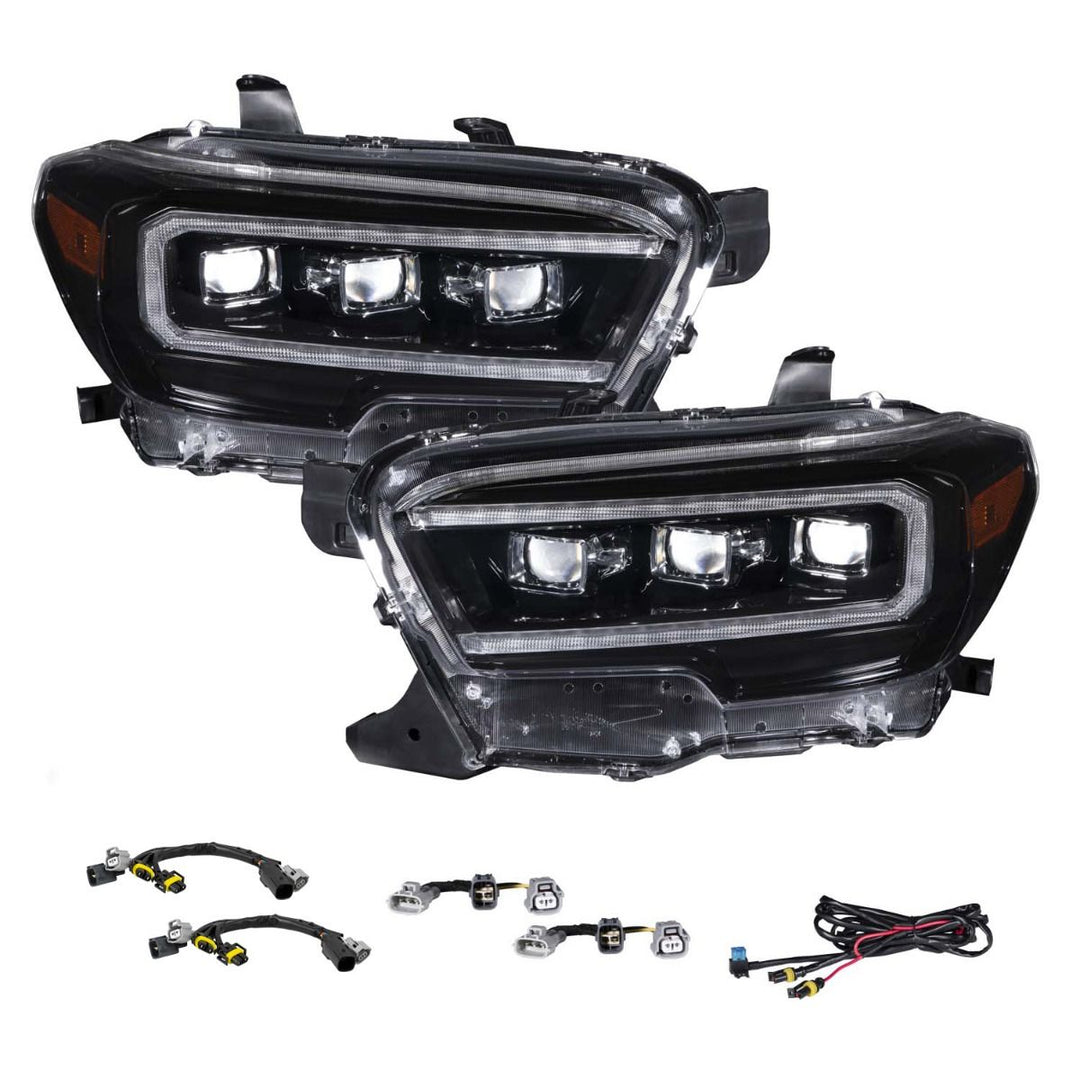 Sequential LED Projector Headlights [PAIR] Fits Toyota Tacoma 2016-2023