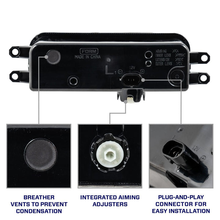 24-Tacoma/22-Tundra/25-4Runner/23-Sequoia Form LED Fog Lights