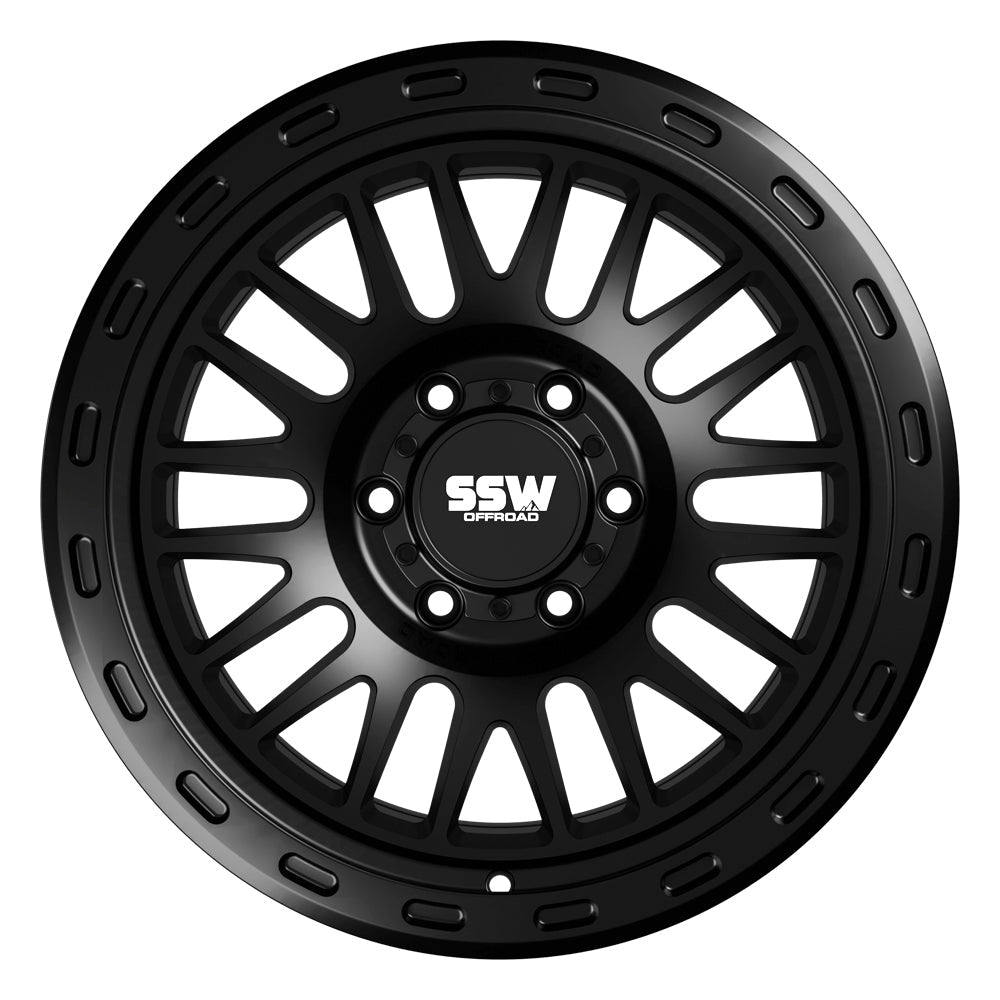 GRIFFON | MATTE BLACK | 17X9.0 | -25