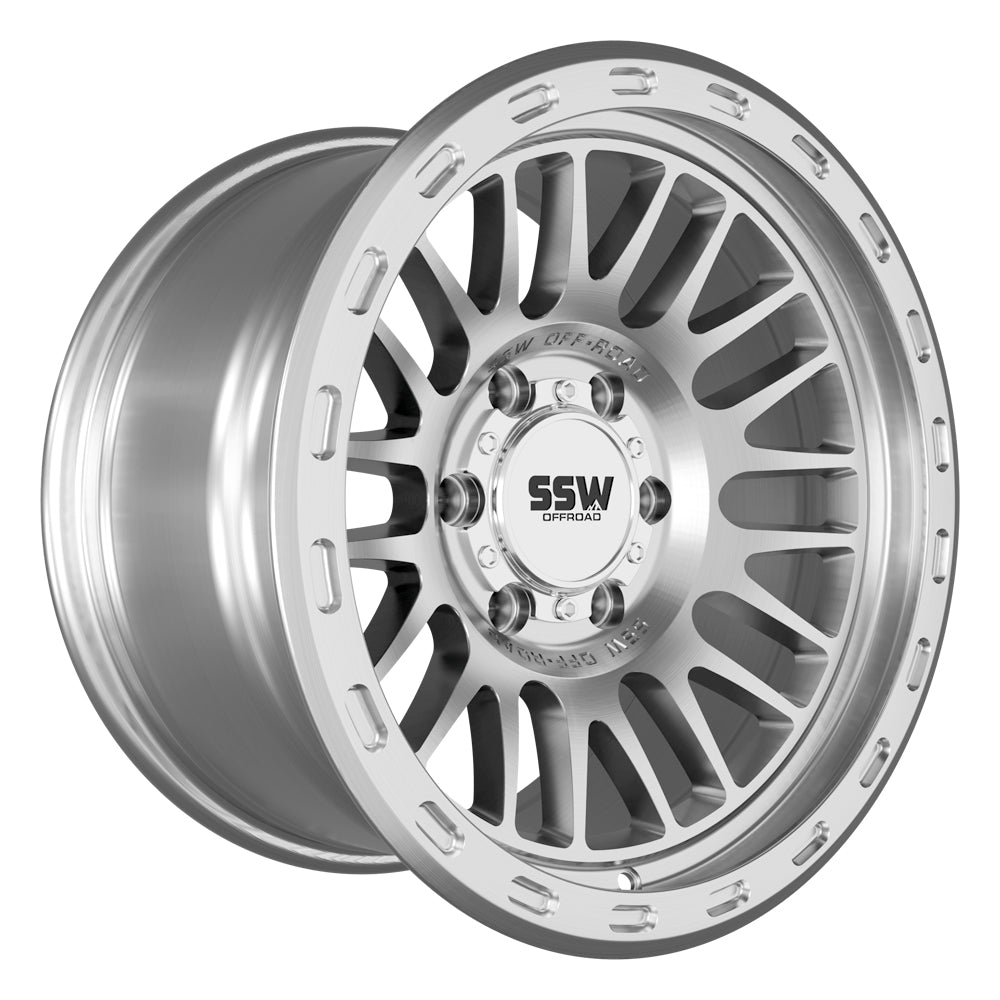 GRIFFON | MACHINED SILVER | 17X9.0 | -25