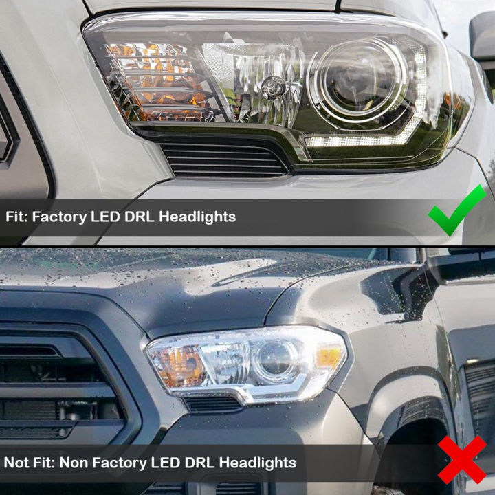 Quad-Pro LED Projectors Fits 2016-2023 Toyota Tacoma
