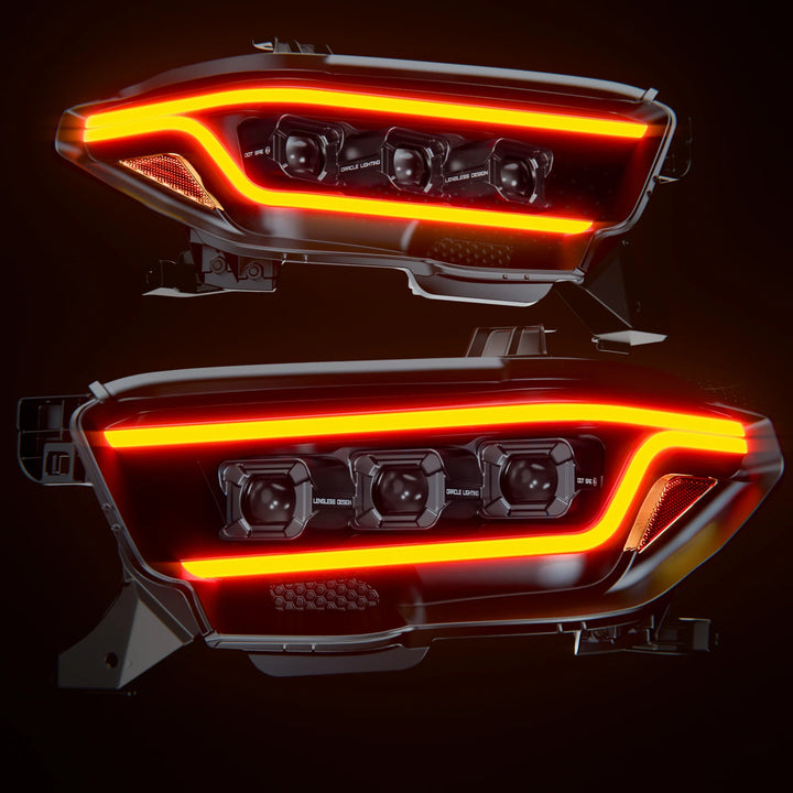 [Pre-Order] Lensless LED Headlights fits 2016-2023 Toyota Tacoma
