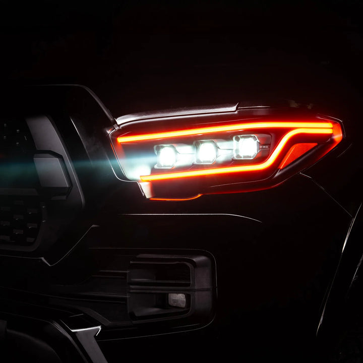 Lensless LED Headlights for 2016-2023 Toyota Tacoma