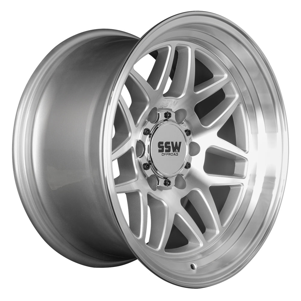 SIERRA | MACHINED SILVER | 17X9.0 |-25