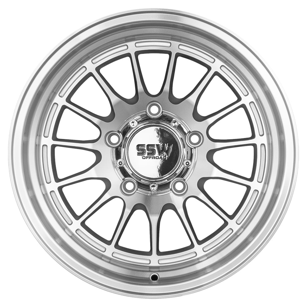 DAKAR | MACHINED SILVER | 17X9.0 | +0 [5 LUG]