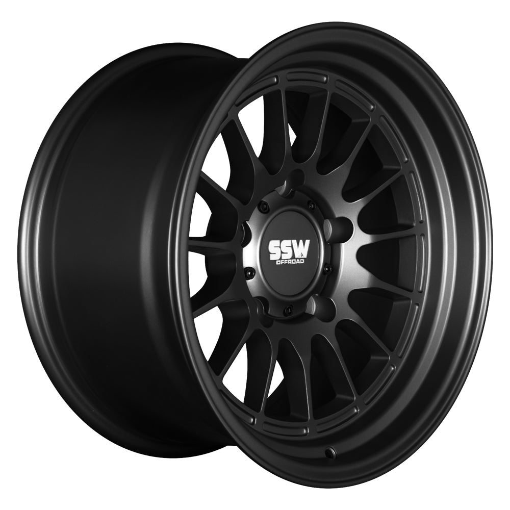 DAKAR | MATTE BLACK | 17X9.0 | +0 [5 LUG]