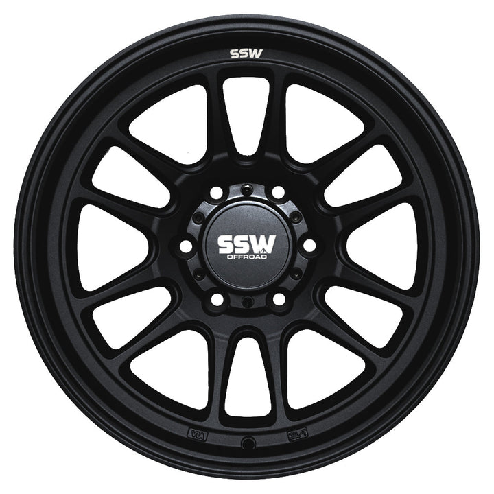 RAPTOR | MATTE BLACK | 17X9.0 |-12