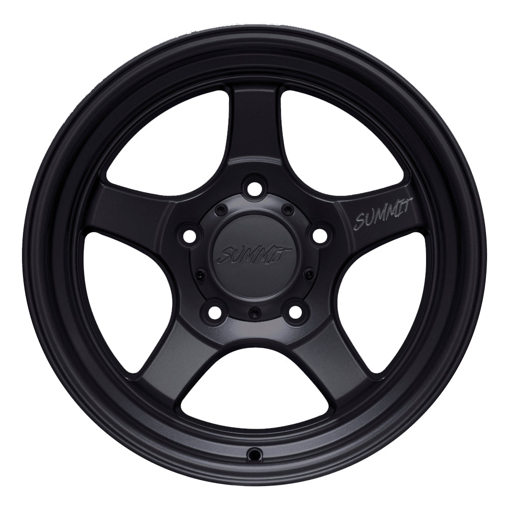 STRYKER | MATTE BLACK | 17x9.0 | +0 [5 LUG]