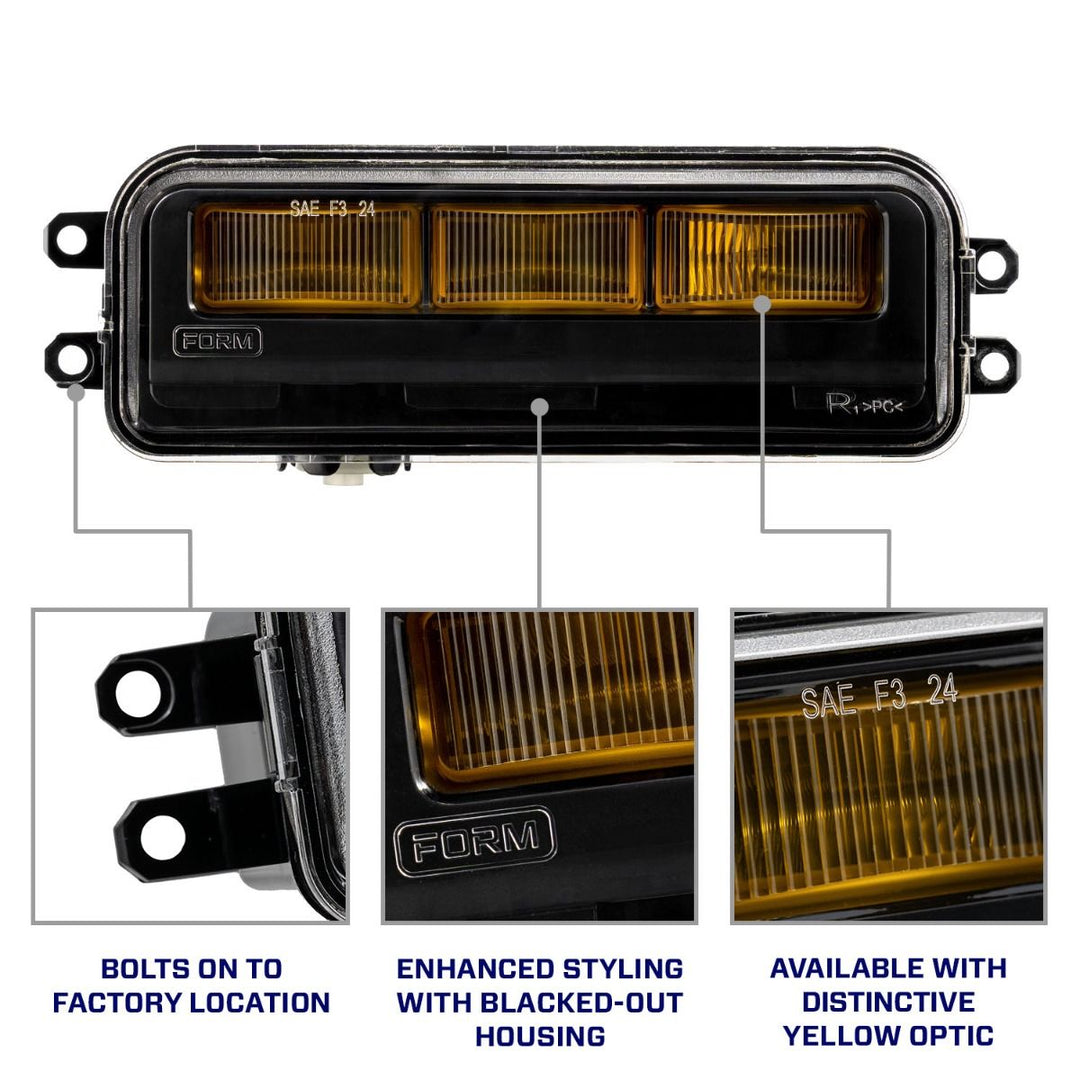 24-Tacoma/22-Tundra/25-4Runner/23-Sequoia Form LED Fog Lights