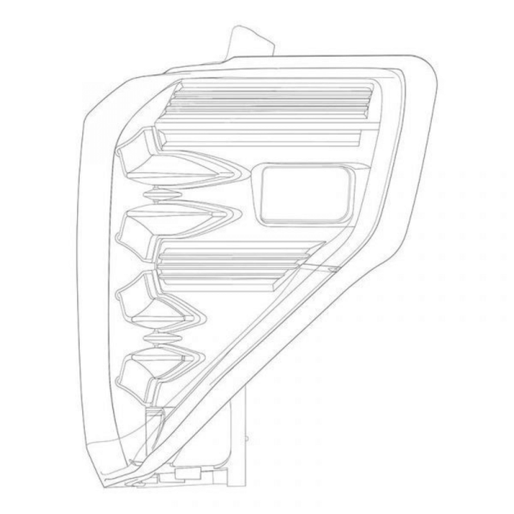 2010-2022 Toyota 4runner Pro-Series Led Tail Lights Jet Black