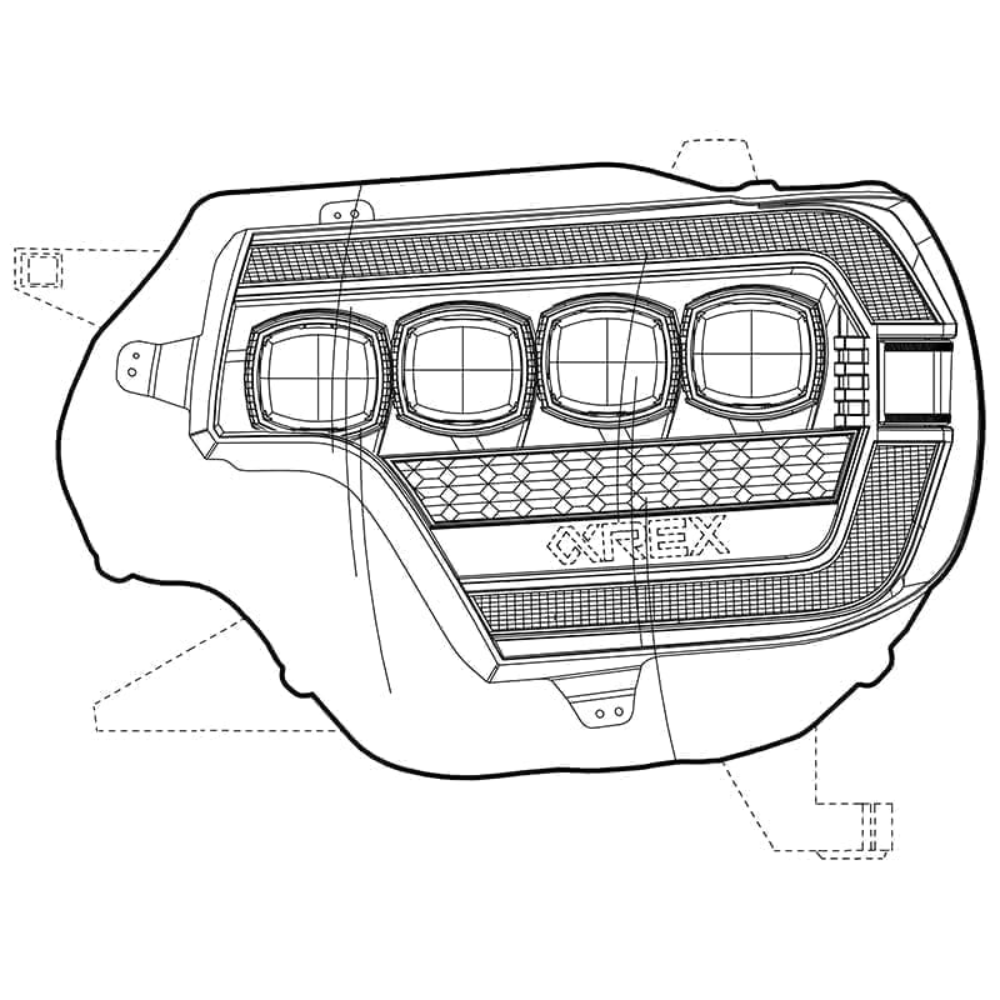 2012-2015 Toyota Tacoma NOVA-Series LED Projector