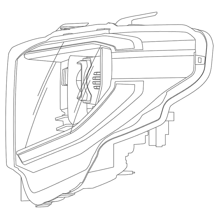2014-2021 Toyota Tundra MK2 PRO-Series Halogen Projector Headlights