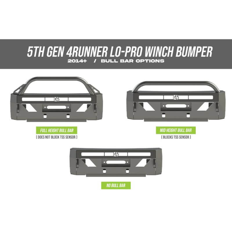 2014+ 4Runner Lo Pro Winch Bumper