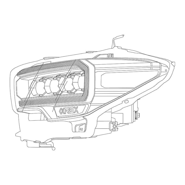 2016-2023 Toyota Tacoma NOVA-Series LED Projector