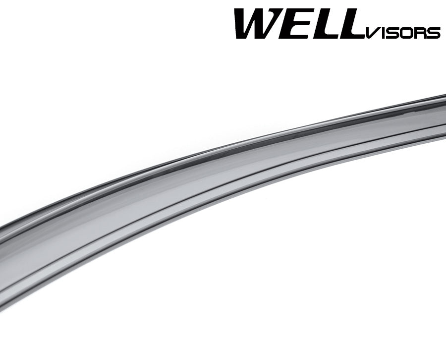 2003-2009 Toyota Lexus GX470 Taped-on Window Deflectors | Black Trim