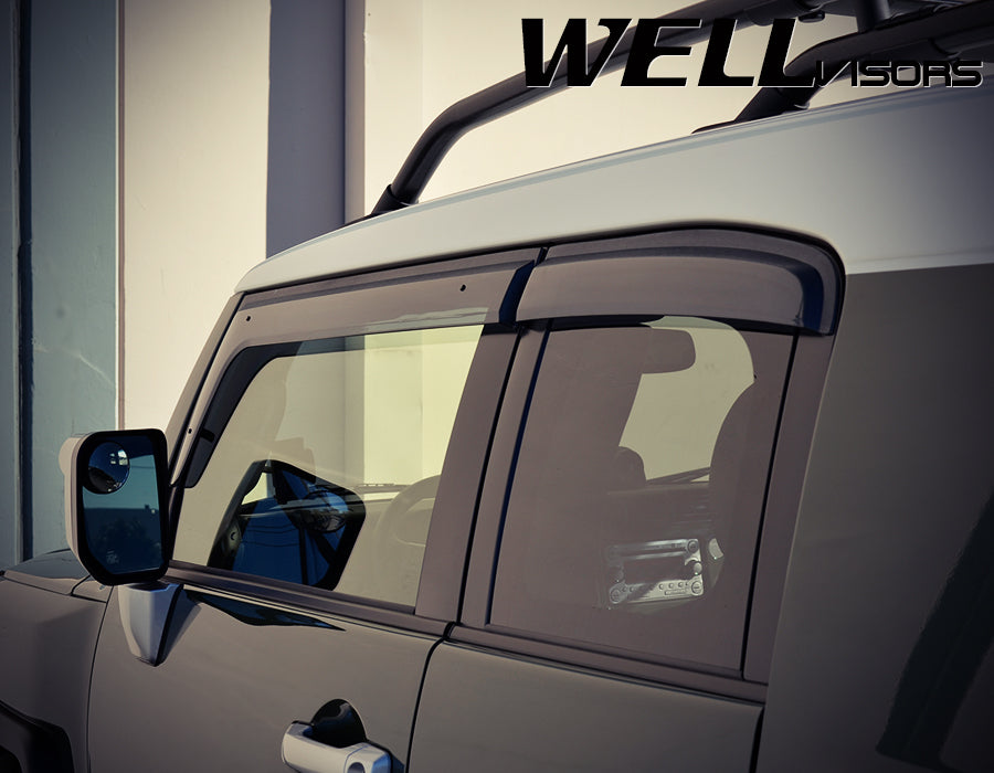 WellVisors Side Window Deflectors Toyota FJ Cruiser 07-14