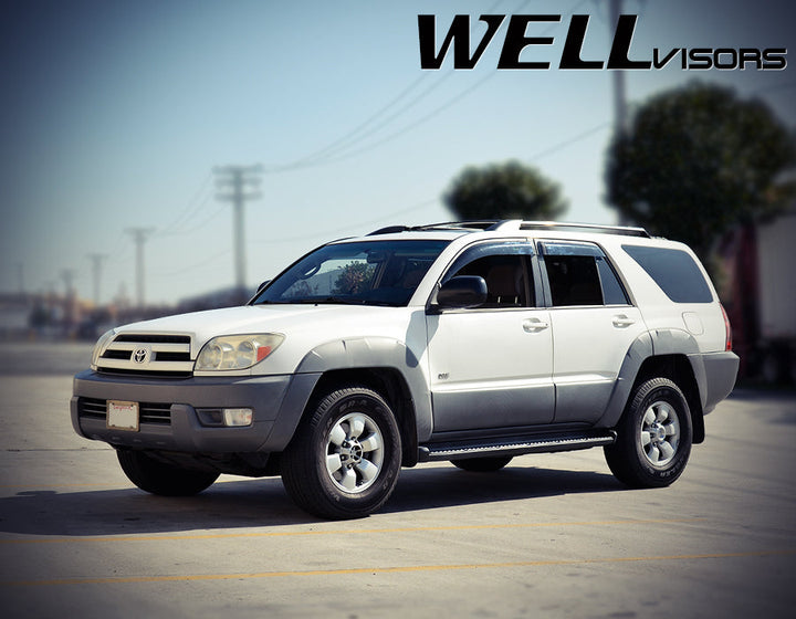 2003-2009 Toyota 4Runner Taped-on Window Deflectors | Premium Series