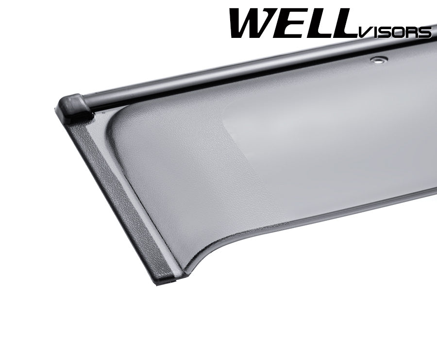 2013-2018 Toyota RAV4 Taped-on Window Deflectors | Black Trim