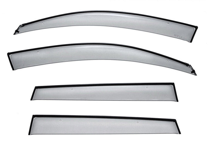 2006-2012 Toyota RAV4 Taped-on Window Deflectors | Black Trim