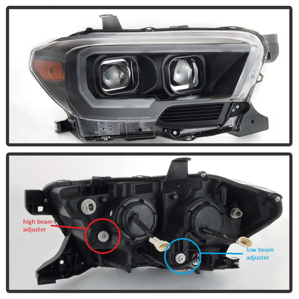 2016-2023 Toyota Tacoma Projector Headlights w/Sequential Turn Signal