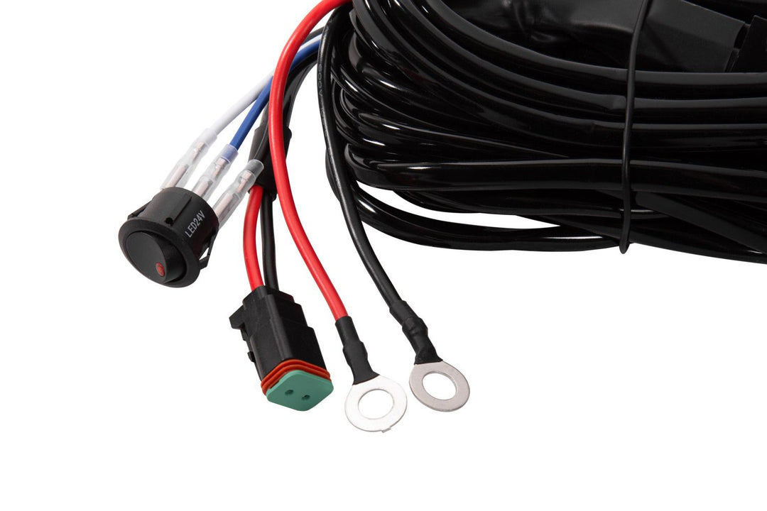 Diode Dynamics Heavy Duty Single Output 2-Pin Offroad Wiring Harness-Outdoor Recreation-Diode Dynamics-upTOP Overland