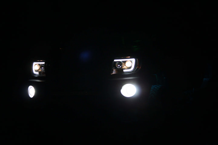 2005-2011 Toyota Tacoma LED Projector Headlights Light Bar DRL