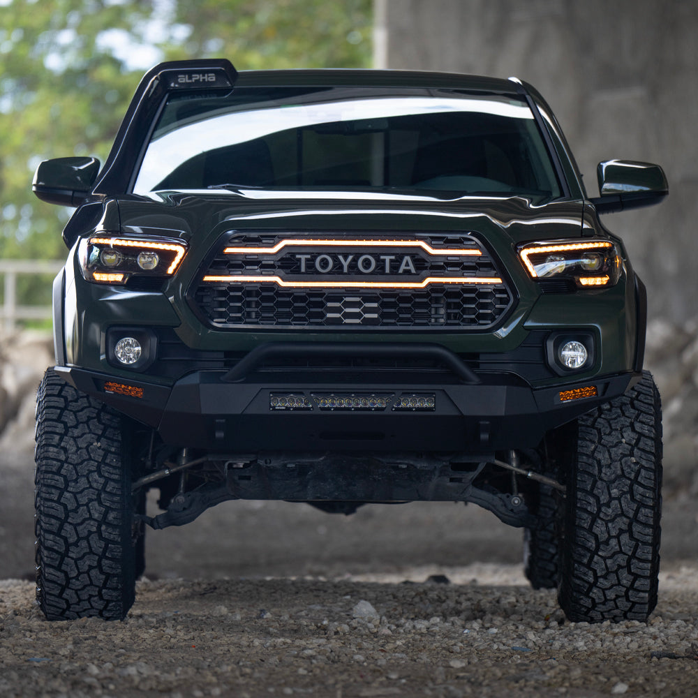 Toyota tacoma light bar grille discount