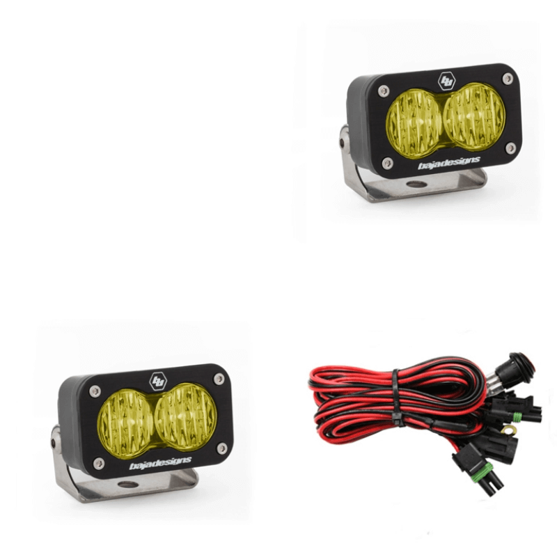 S2 Sport Black LED Auxiliary Light Pod