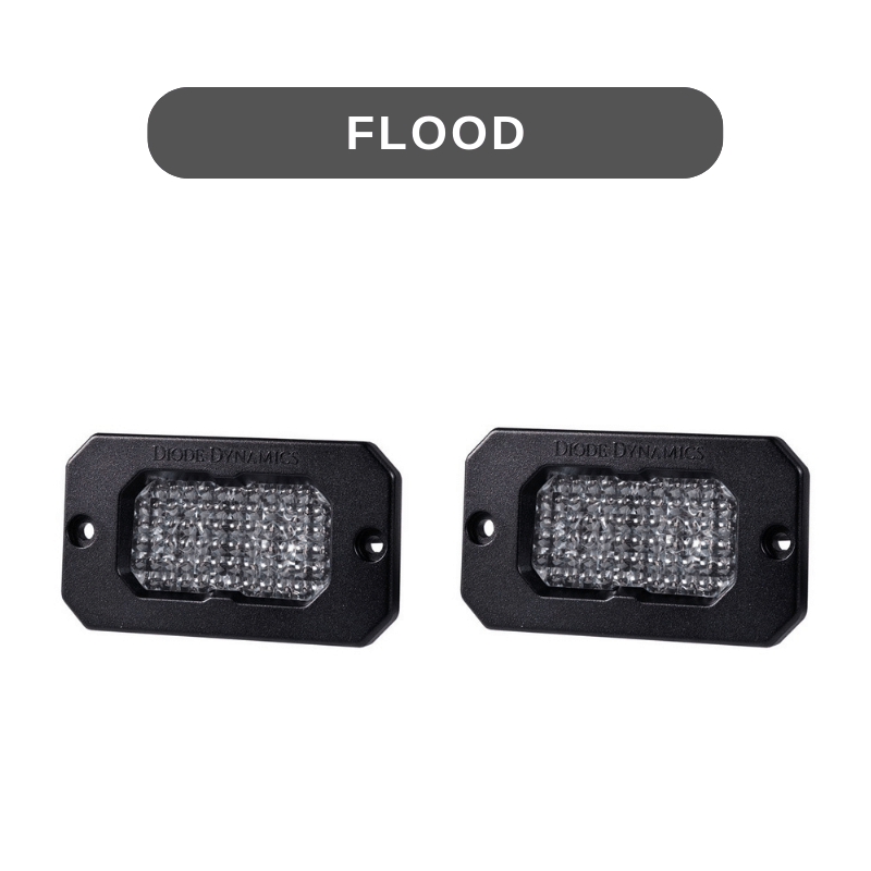 Stage Series 2" White LED Pod | Flush Mount