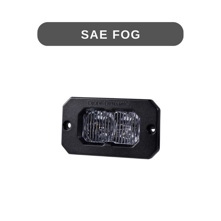 Stage Series 2" White LED Pod | Flush Mount