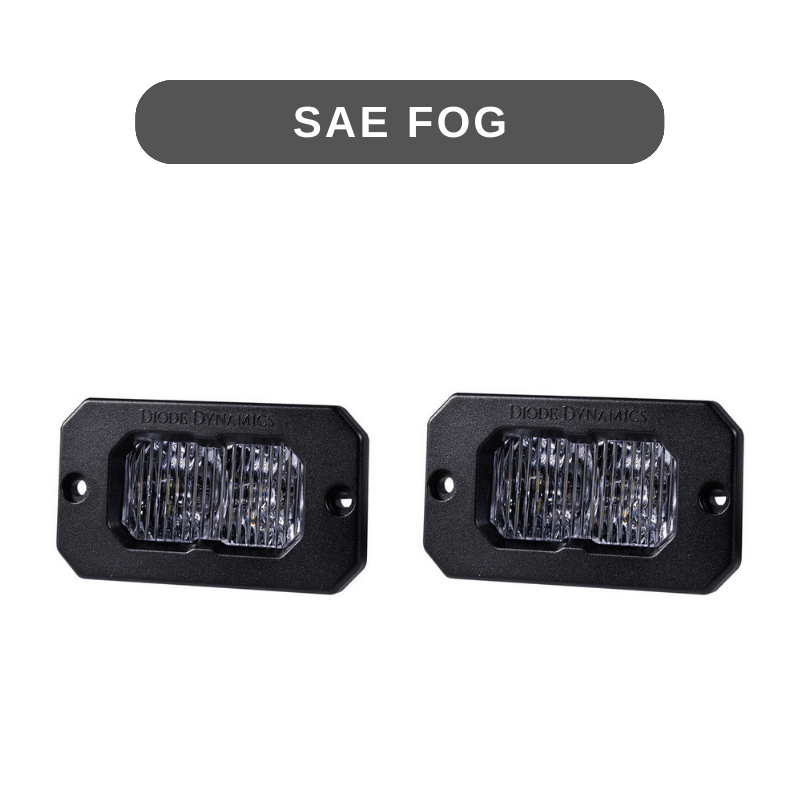 Stage Series 2" White LED Pod | Flush Mount