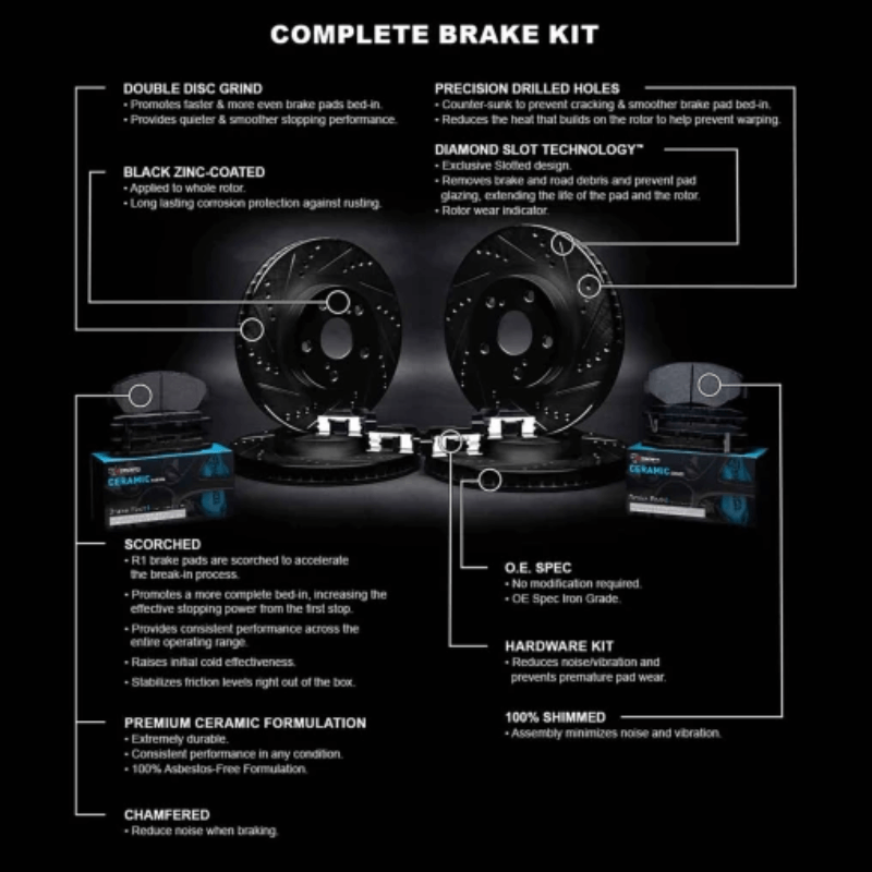 2010+ Toyota 4Runner eLINE Brake Rotor Series