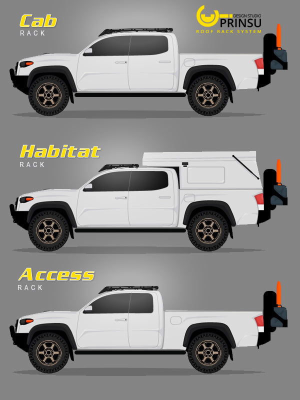 2005-2023 Toyota Tacoma Prinsu Habitat Rack