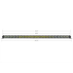 40" Cut-Out Prinsu Roof Rack Slim LED Light Bar Brackets/Combo