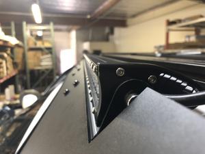 40" Cut-Out Prinsu Roof Rack Slim LED Light Bar Brackets/Combo