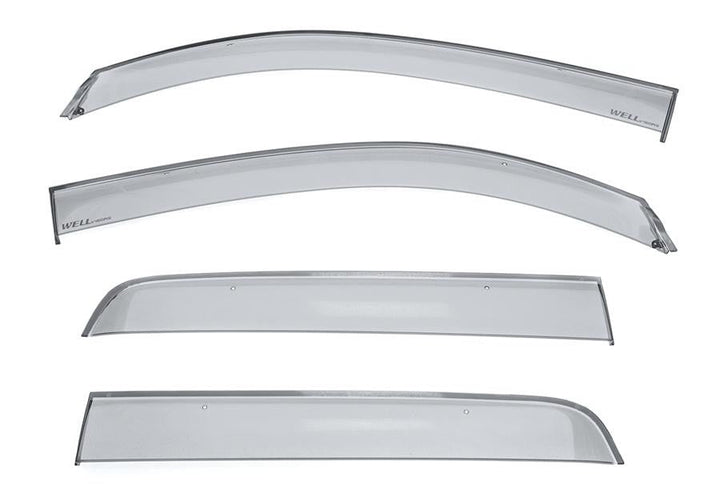 2016-2023 Toyota Tacoma Double Cab Taped-on Window Deflectors | Premium Series
