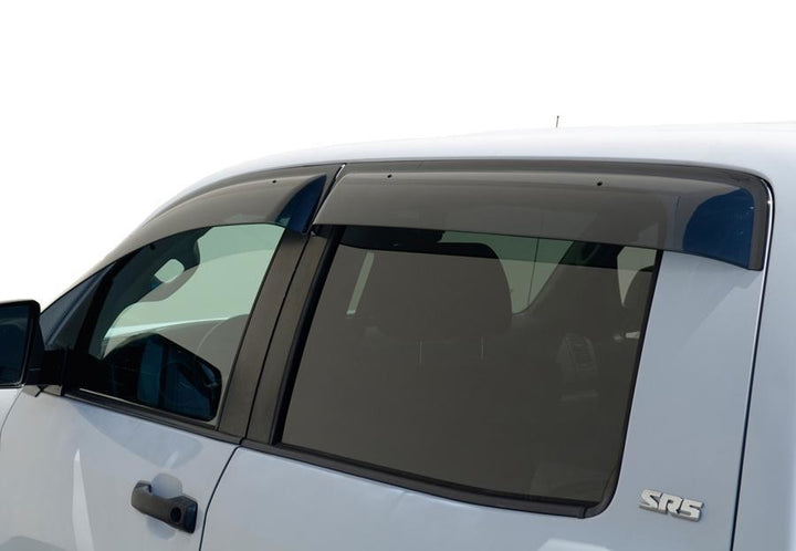 2007-2021 Toyota Tundra Crew Max Taped-on Window Deflectors | Off-Road Series